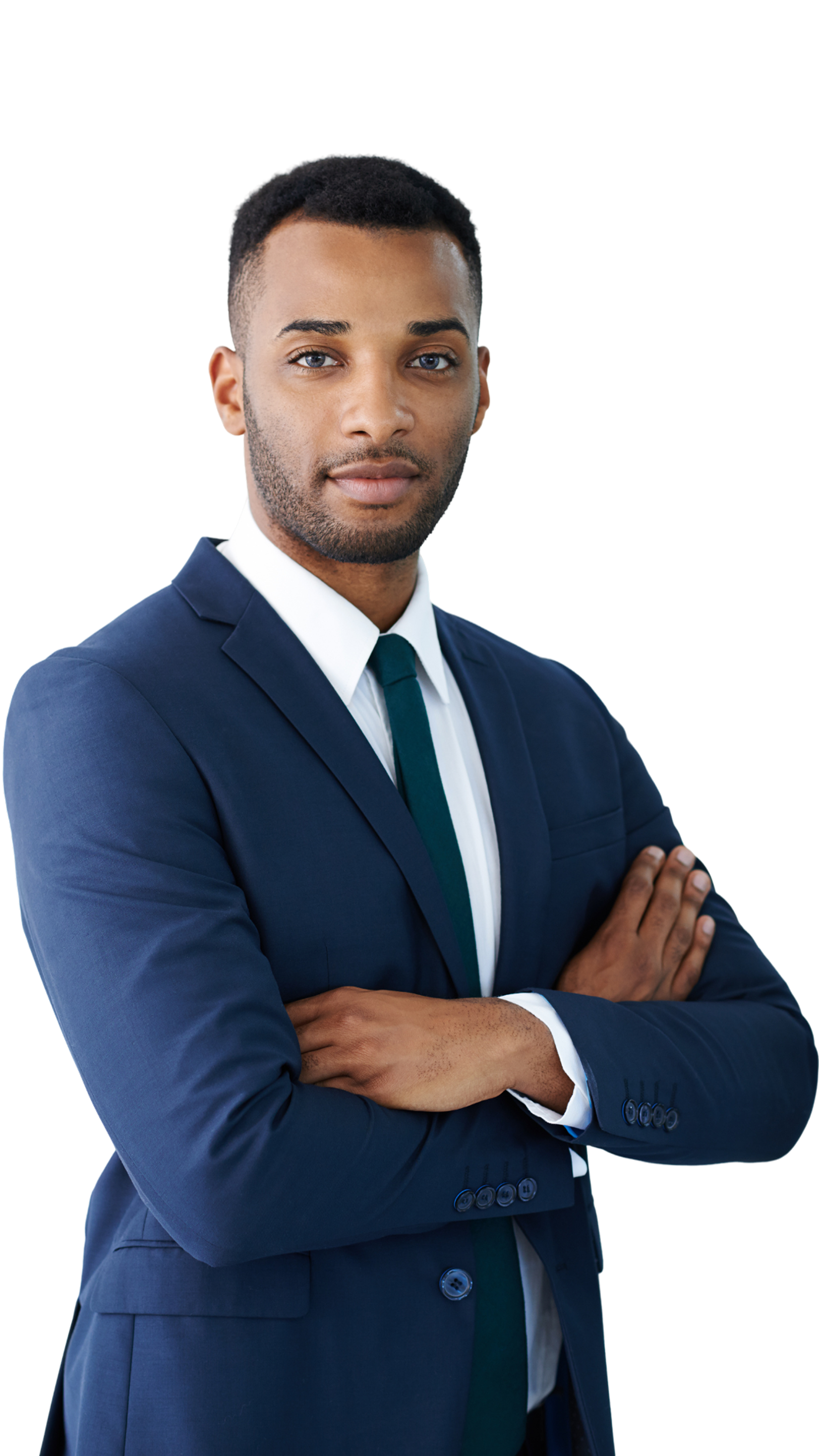 Man facing straight